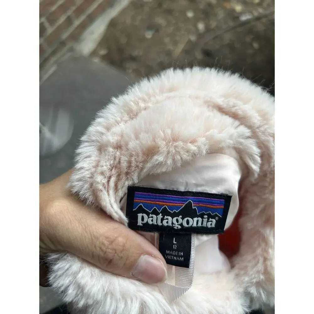 EUC Patagonia girls L(12) Lunar Frost jacket